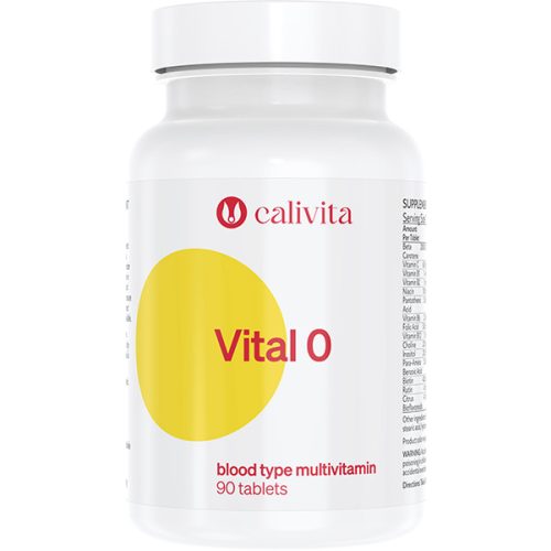 Vital 0 vércsoportos multivitamin (O) vércsoportúak számára