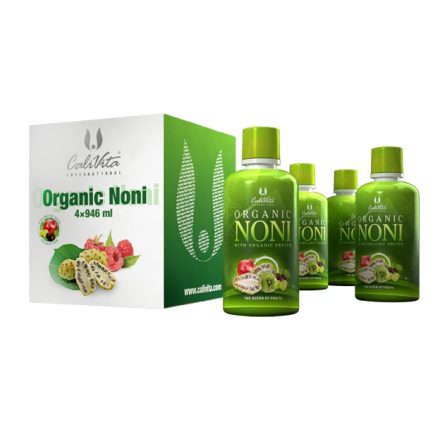 Organic Noni pack: Noni készítmény a sejtszintű egészségért (4 x 946 ml)